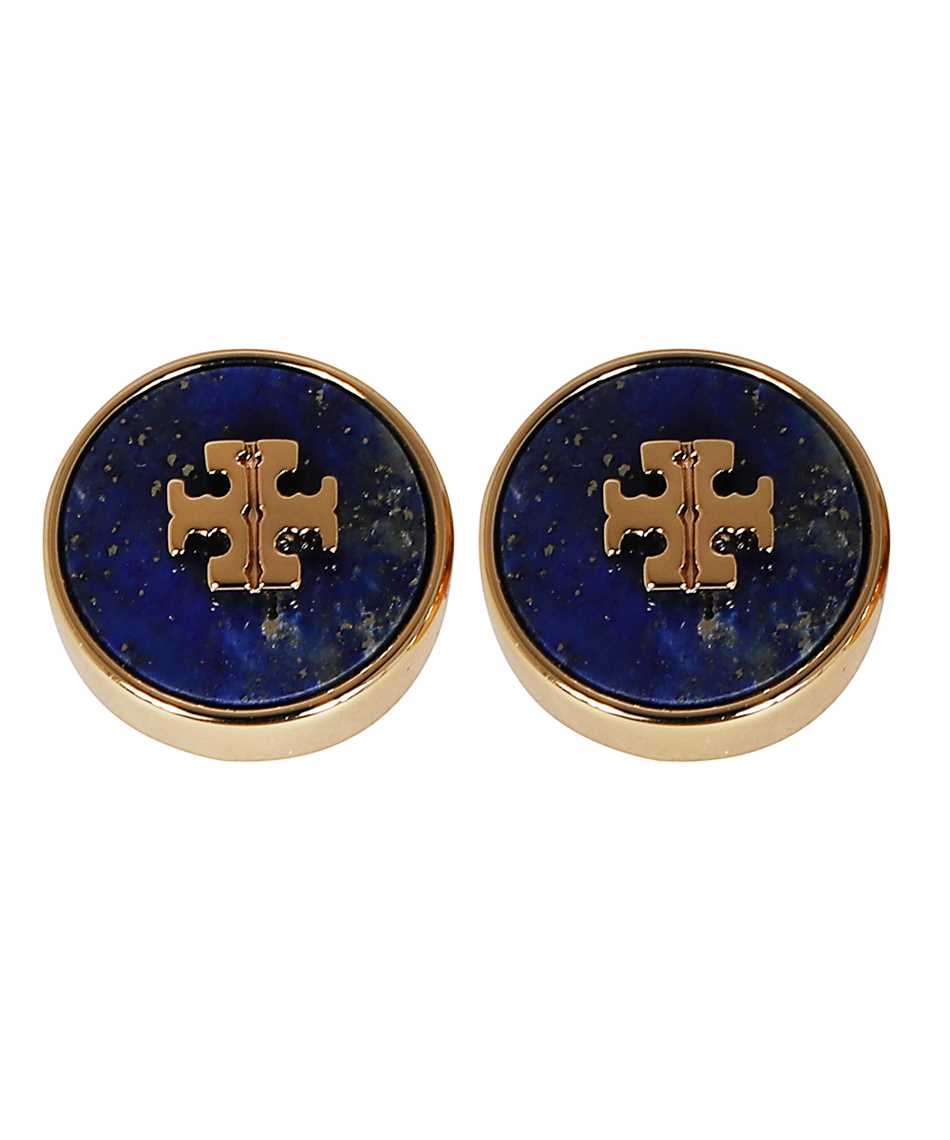 Tory Burch 74073 KIRA SEMI-PRECIOUS CIRCLE-STUD Earrings Blue Tory Burch 74073 KIRA SEMI-PRECIOUS CIRCLE-STUD Earrings Blue