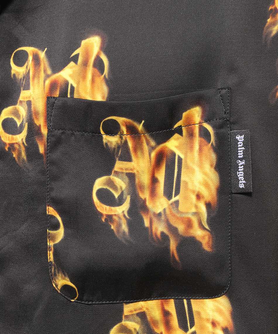 Palm Angels PMGG005R24FAB002 BURNING MONOGRAM Hemd 3