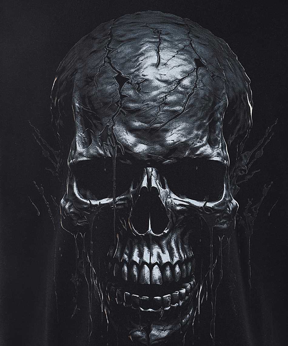 Vetements UA65TR570B SKULL METAL Tričko 3