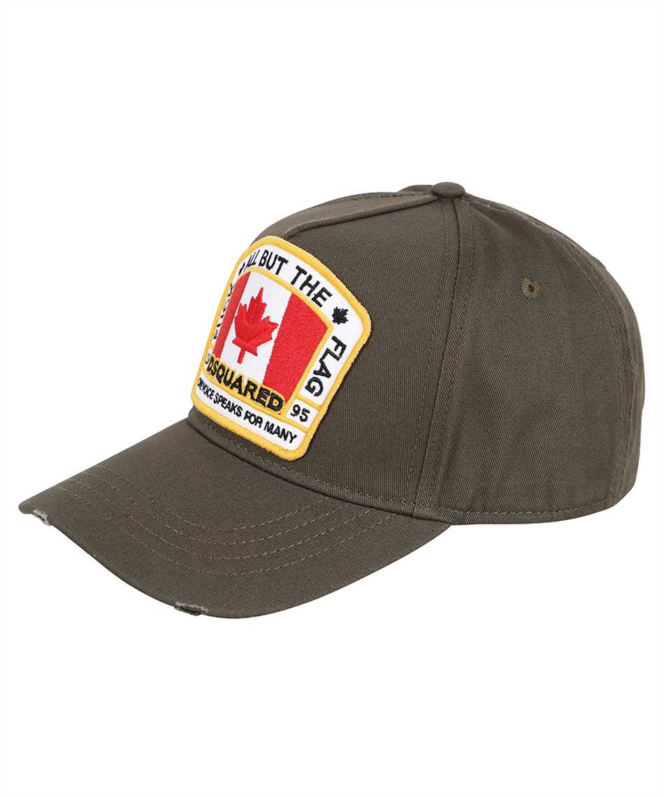 Dsquared2 BCM4011 05C00001 CANADA PATCH Cappello Verde