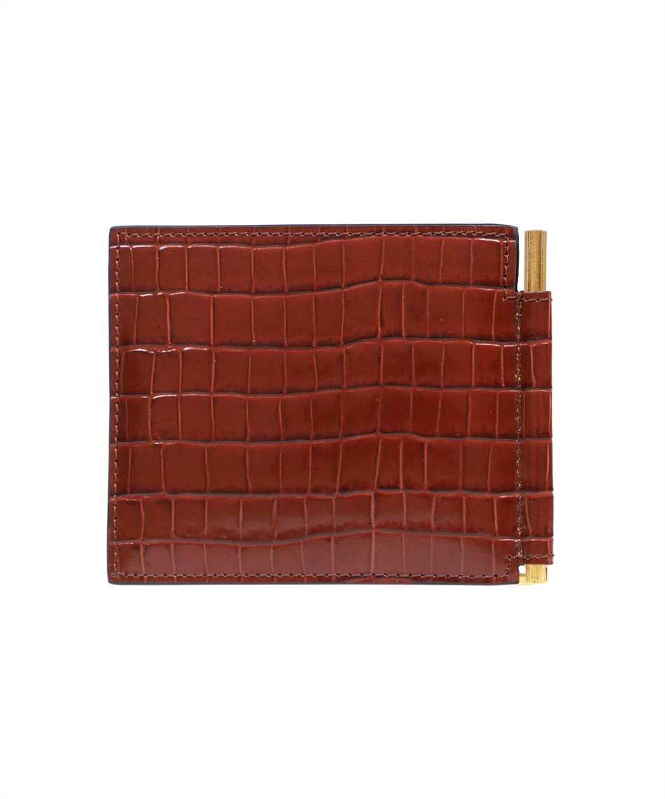 Tom Ford Y0231 LCL239G GLOSSY PRINTED CROC T LINE MONEY CLIP Peňa�enka 2