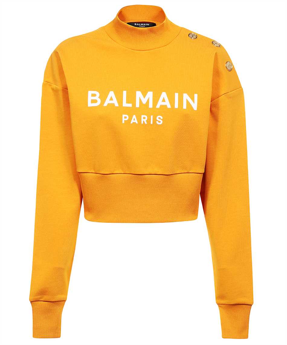 Balmain AF1JO040BB02 BALMAIN PRINT Sweatshirt 1