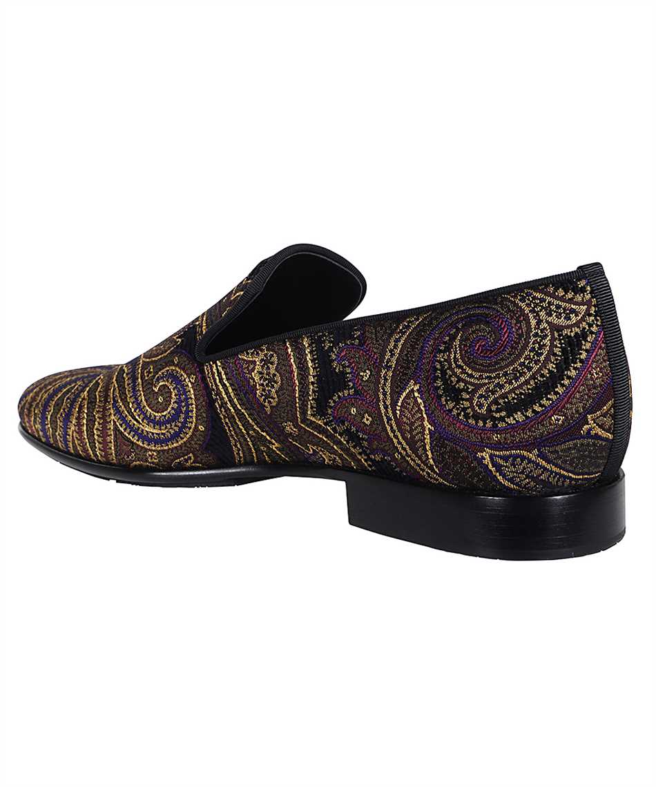 Etro MS4K0002 AQ238 PAISLEY METALLIC JACQUARD Loafers 3