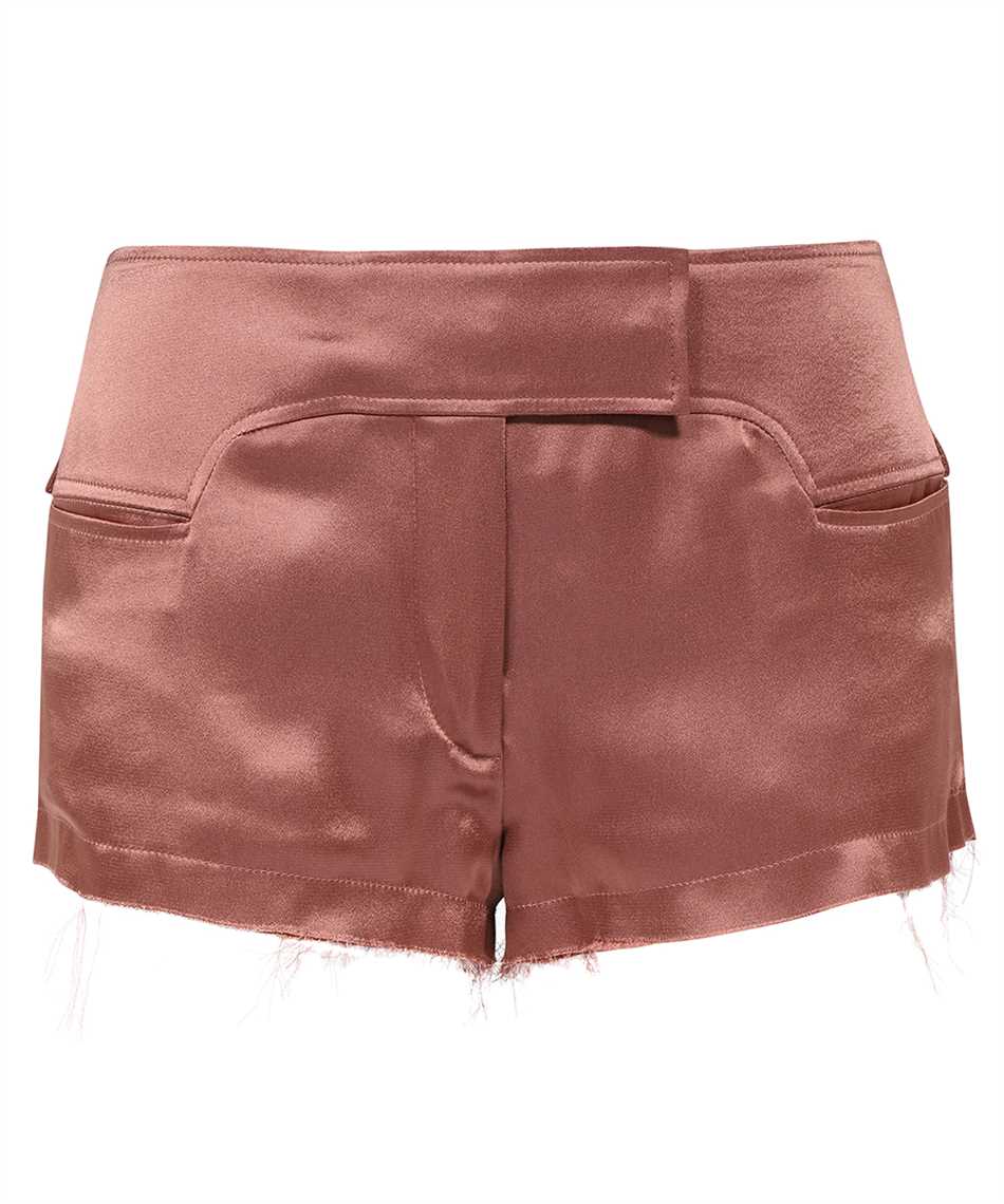 Tom Ford SH0034 FAX727 FLUID DOUBLE-FACED SATIN WESTERN INSPIRED Shorts 1