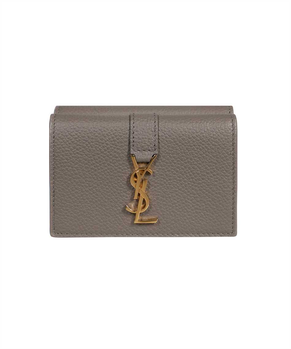 ysl wallet grey