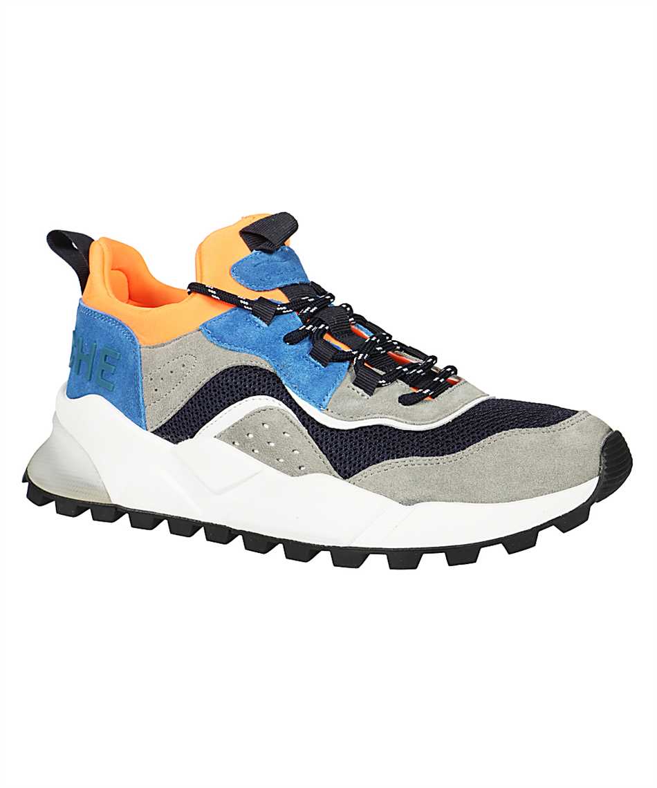 CLUB04 - Leather sneakers - Lead-Grey-Black