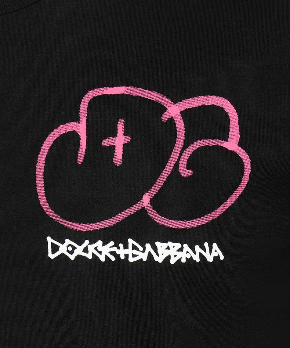 Dolce & Gabbana G8KBAT G7F1Q SPRAY-PAINT DG LOGO PRINT T-shirt 3