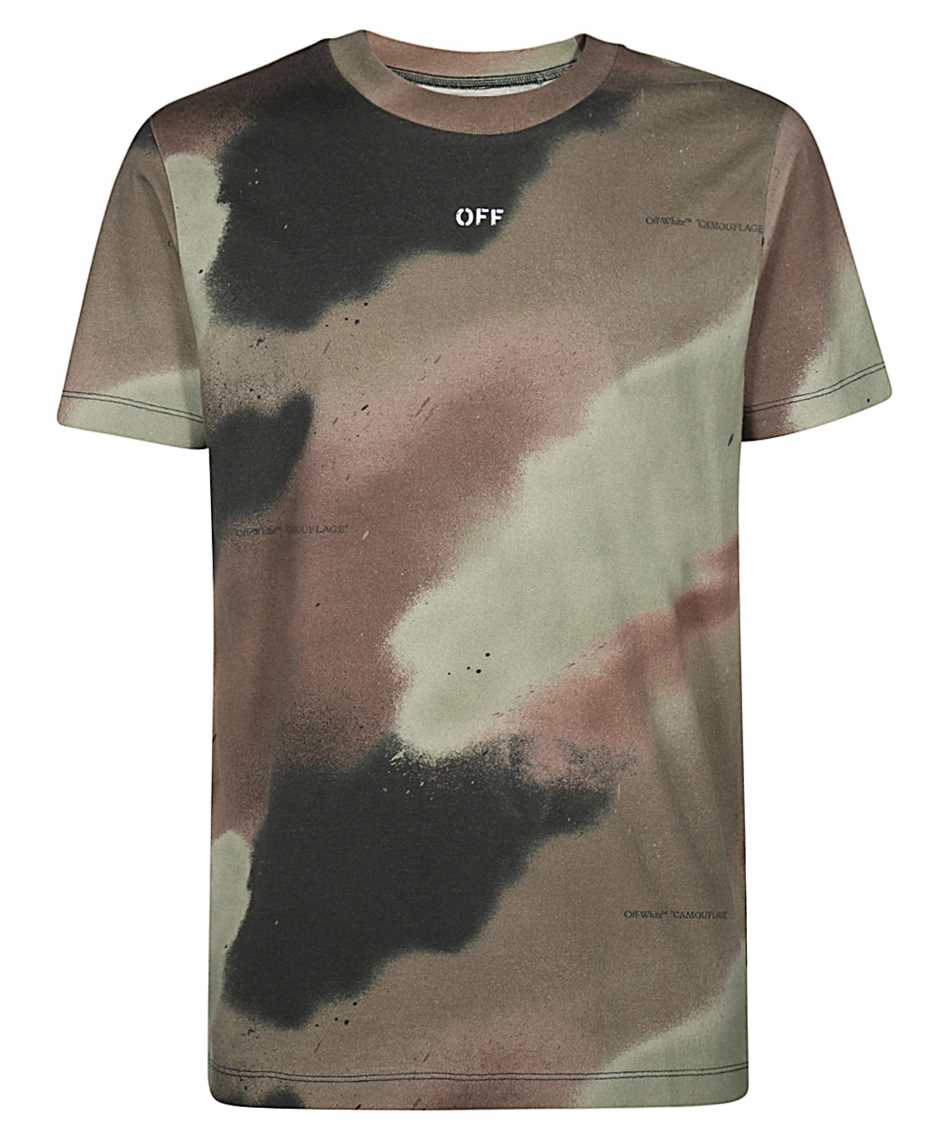 off white t shirt camo