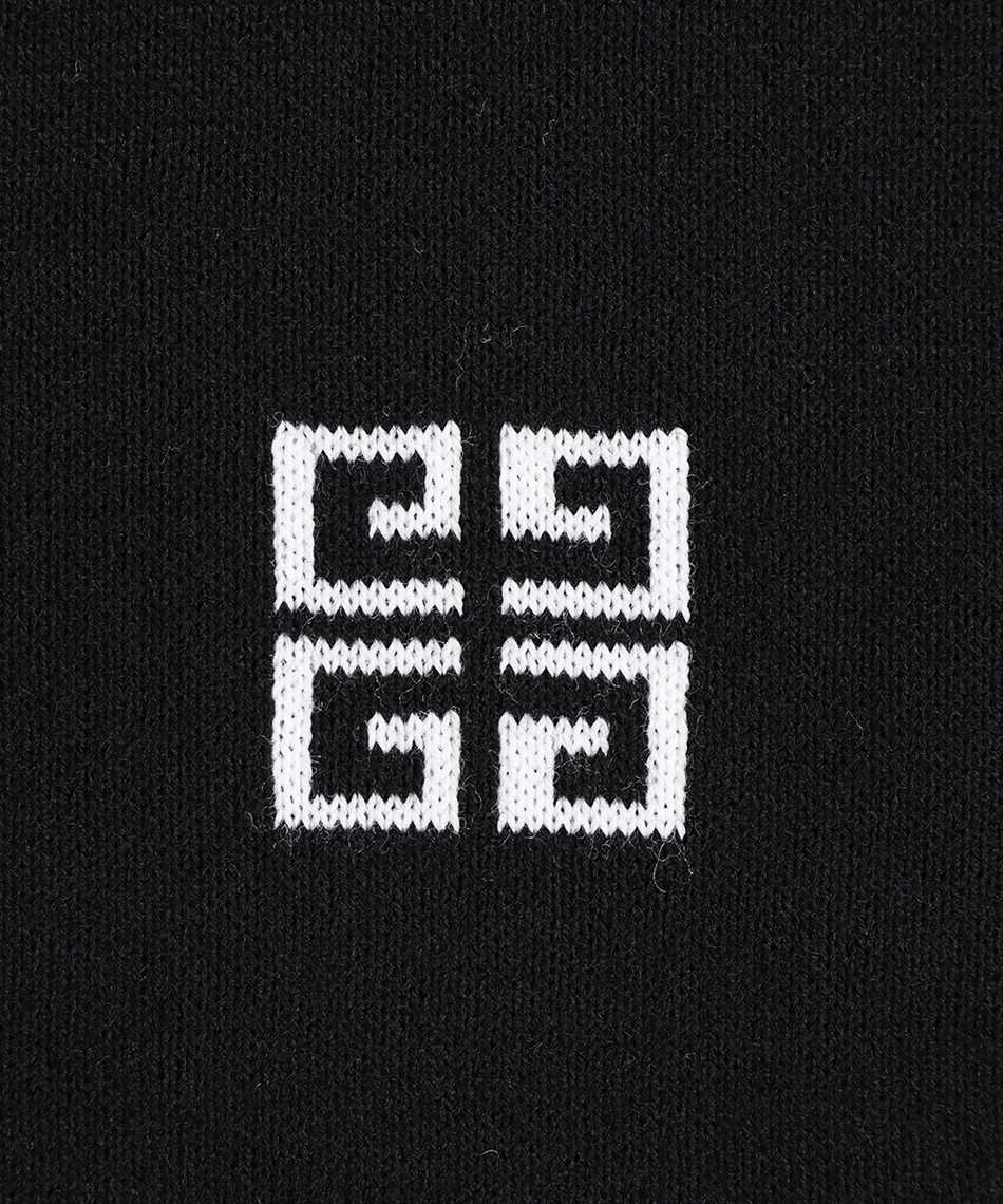 Givenchy Bp003j P0ew 4g Monogram Scarf Black