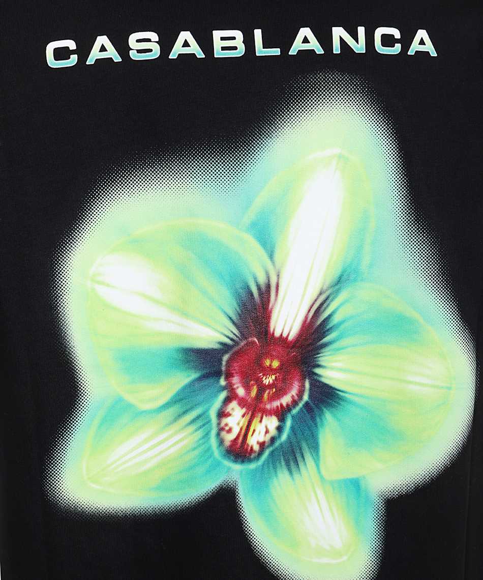 Casablanca M SP26 JTS 044 06 GLITCH ORCHID OVERSIZED Tričko 3