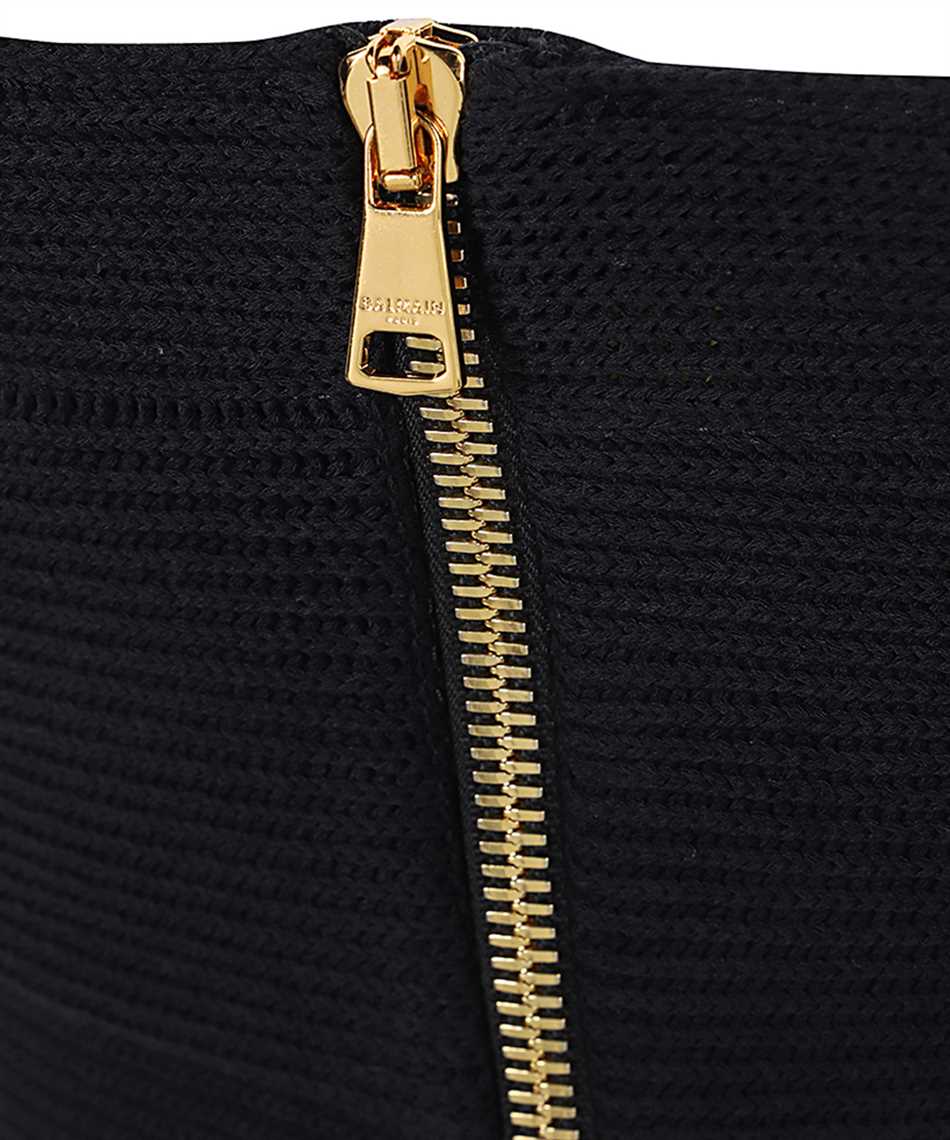Balmain GF1AA405KJ29 TUBE-KNIT BRA Top 3