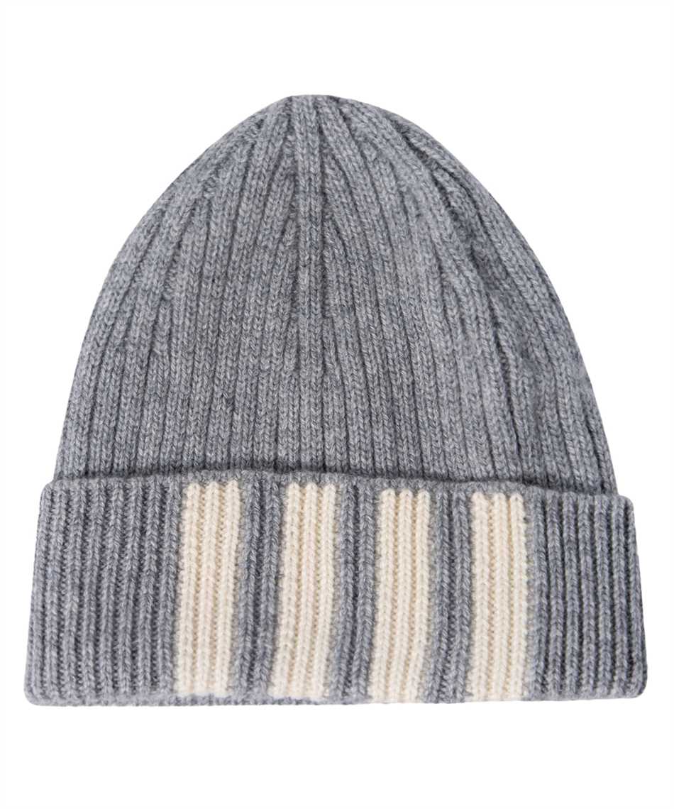 Thom Browne MKH009A 00011 RIB Beanie Grey