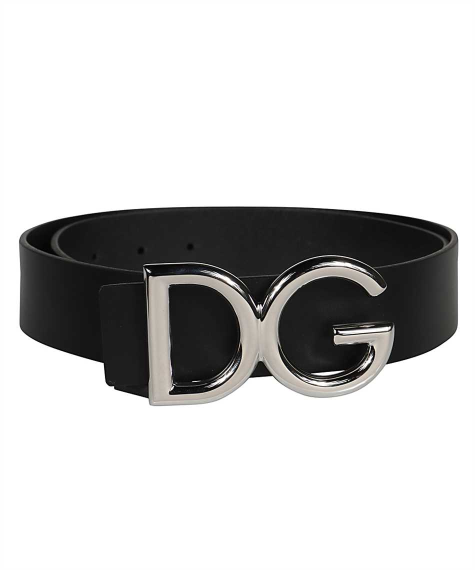 Dolce & Gabbana BC4248 AC493 DG LOGO Belt Black