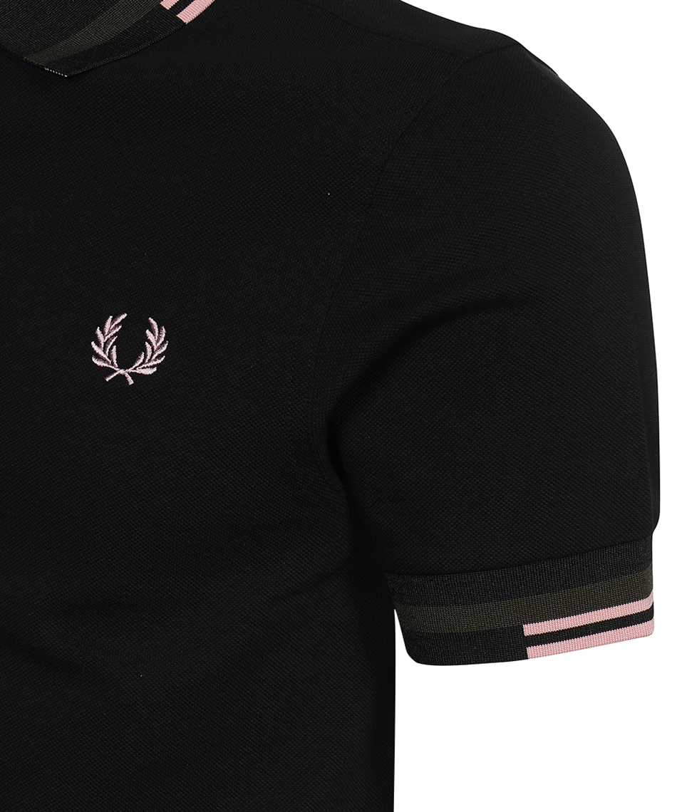 Fred Perry M1618 ABSTRACT TIPPED Polo Black