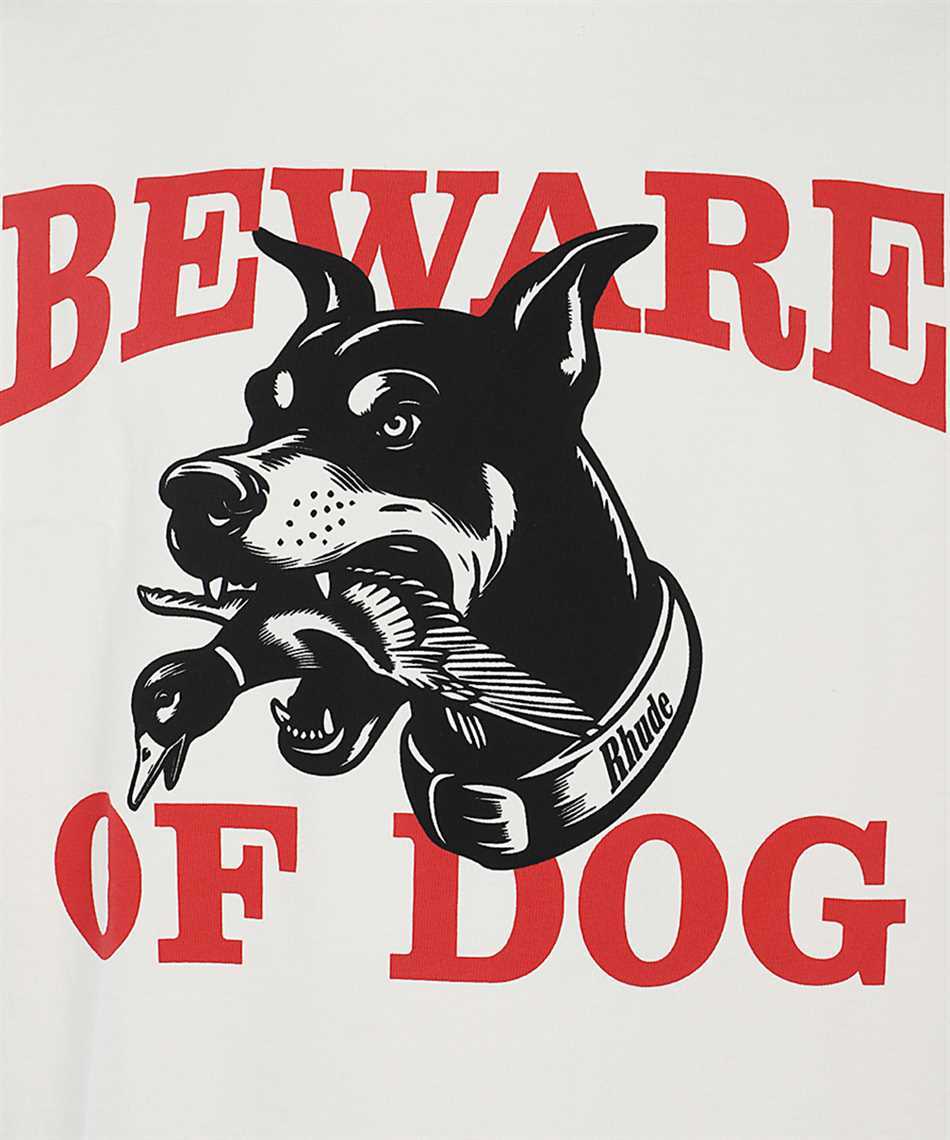 Rhude RHFW24TT09012 WARNING LOGO TEE T-shirt 3