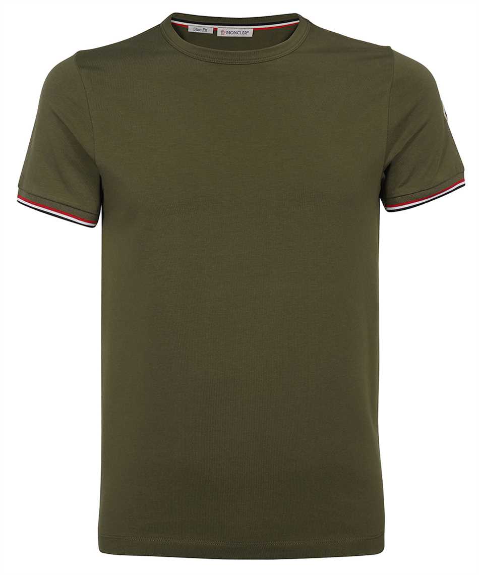 khaki moncler t shirt