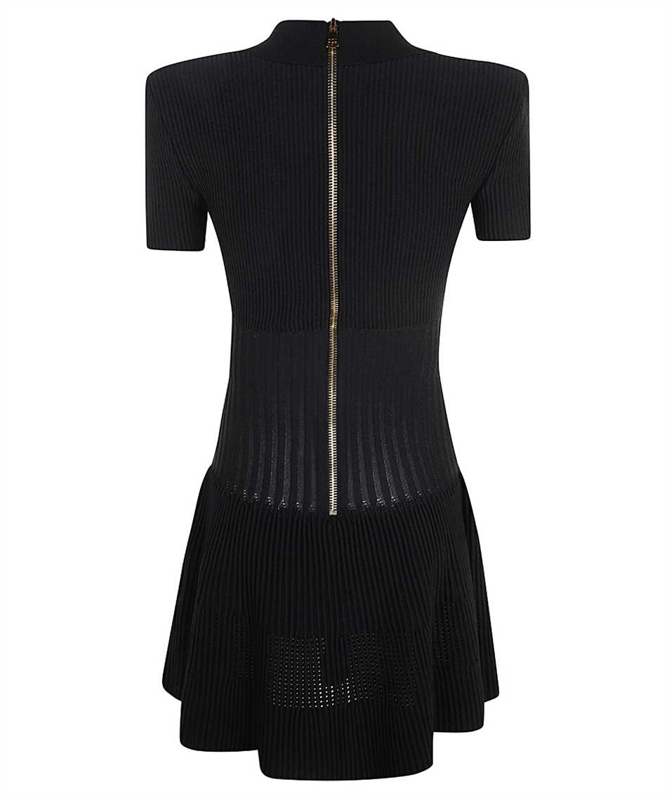 Balmain GF1R7153KJ30 SS FLECHAGE KNIT FLARE SHORT Kleid 2