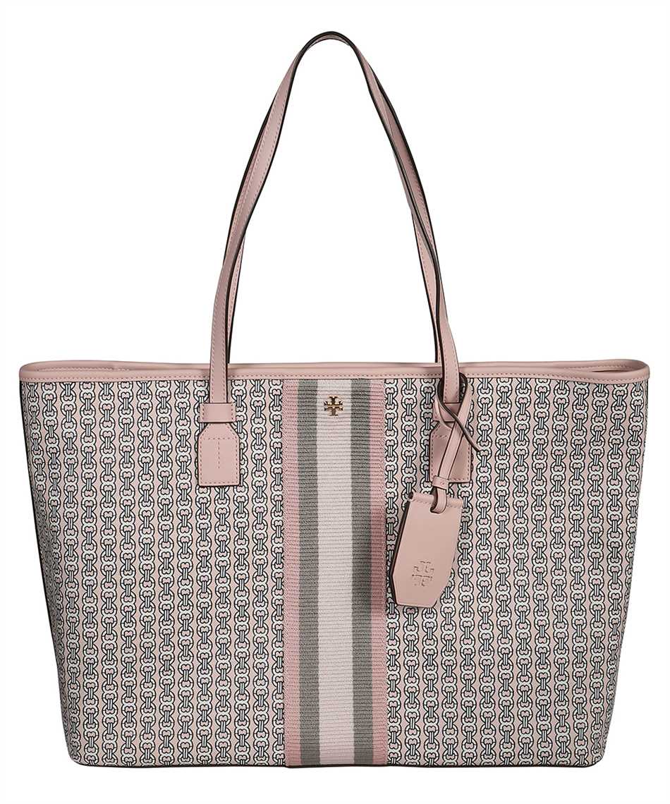 Tory Burch 58450 GEMINI LINK CANVAS TOP-ZIP TOTE Bag Pink