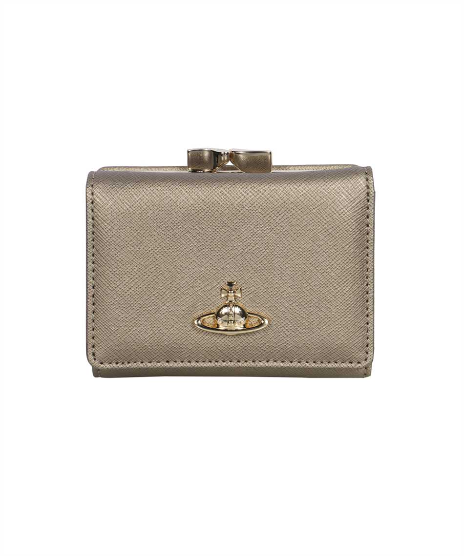 Vivienne Westwood 51010018 L001N PF SAFFIANO SMALL FRAME Wallet Grey