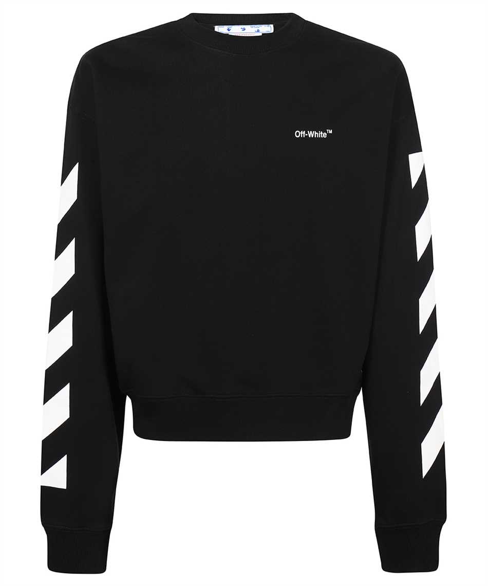 Off-White OMBA058C99FLE001 DIAG HELVETICA OVER Mikina 1