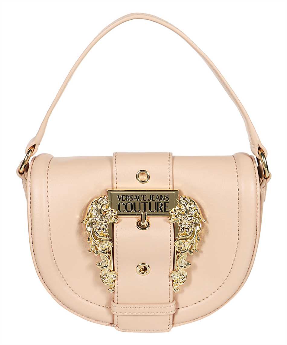 Versace Jeans Couture Primavera Estate 2021 borsa rosa con logo lettering  dorato - E1VWABL371879426
