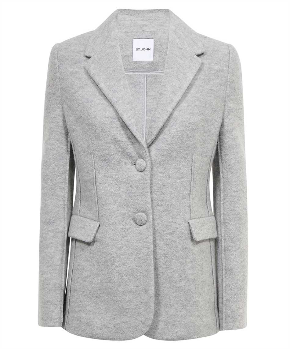 St. John K61D011 BRUSHED WOOL AND MOHAIR Jacket 1