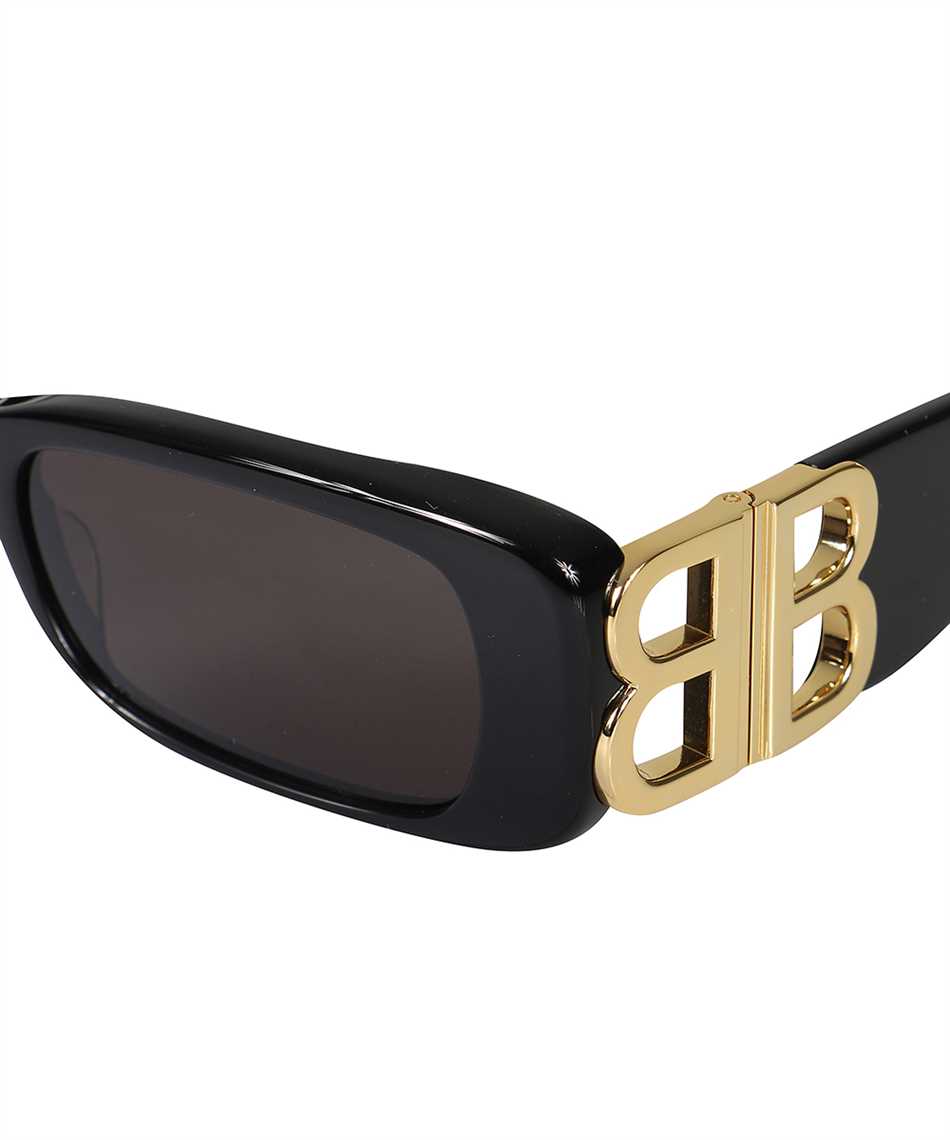 BALENCIAGA Dynasty Rectangle Sunglasses Black  MAISONDEFASHIONCOM