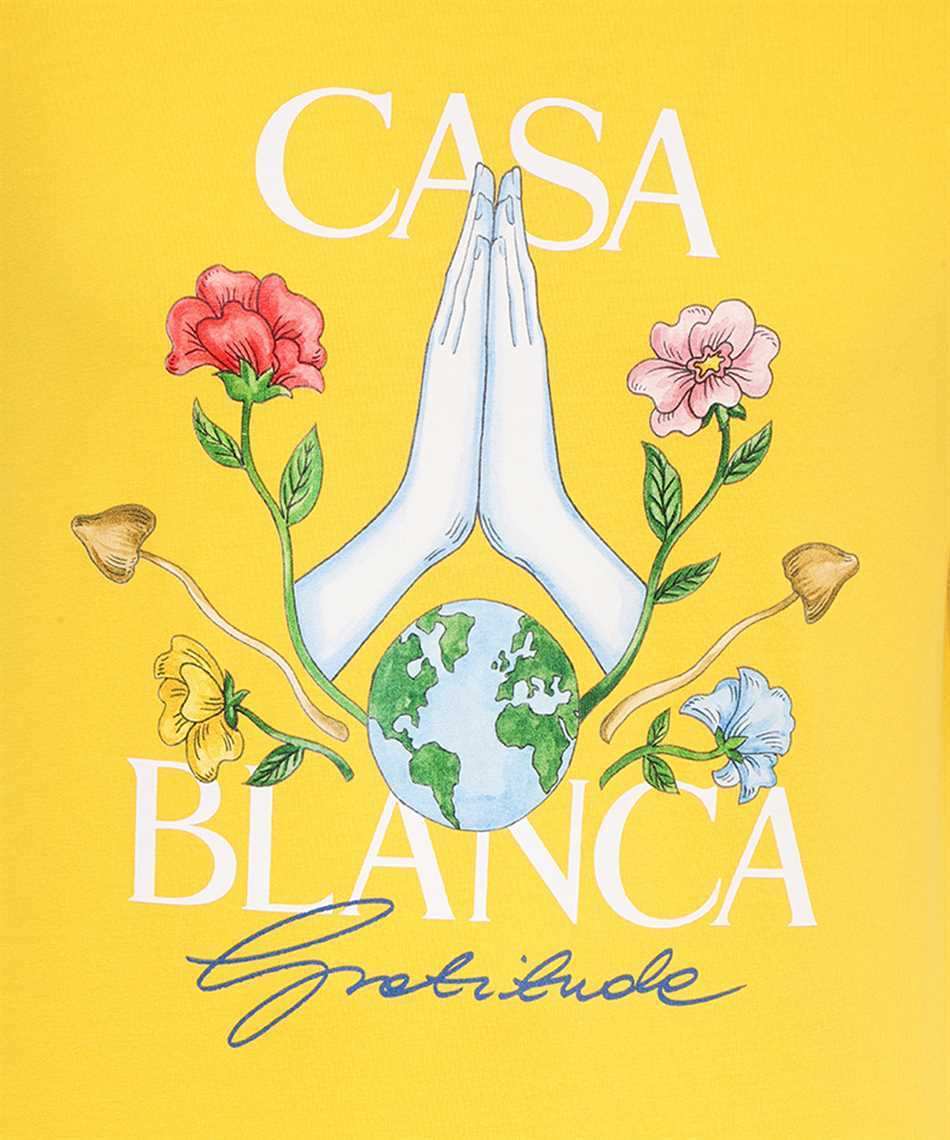 Casablanca MF23 JTS 001 17 GRATITUDE PRINTED T-shirt 3