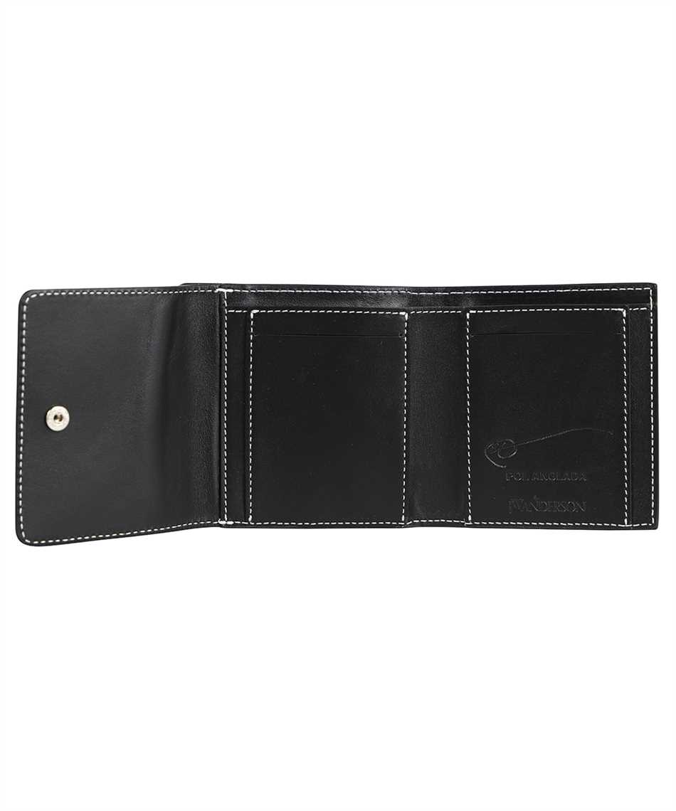 JW Anderson AC0170 LA0169 STRAP TRIFOLD Wallet Black