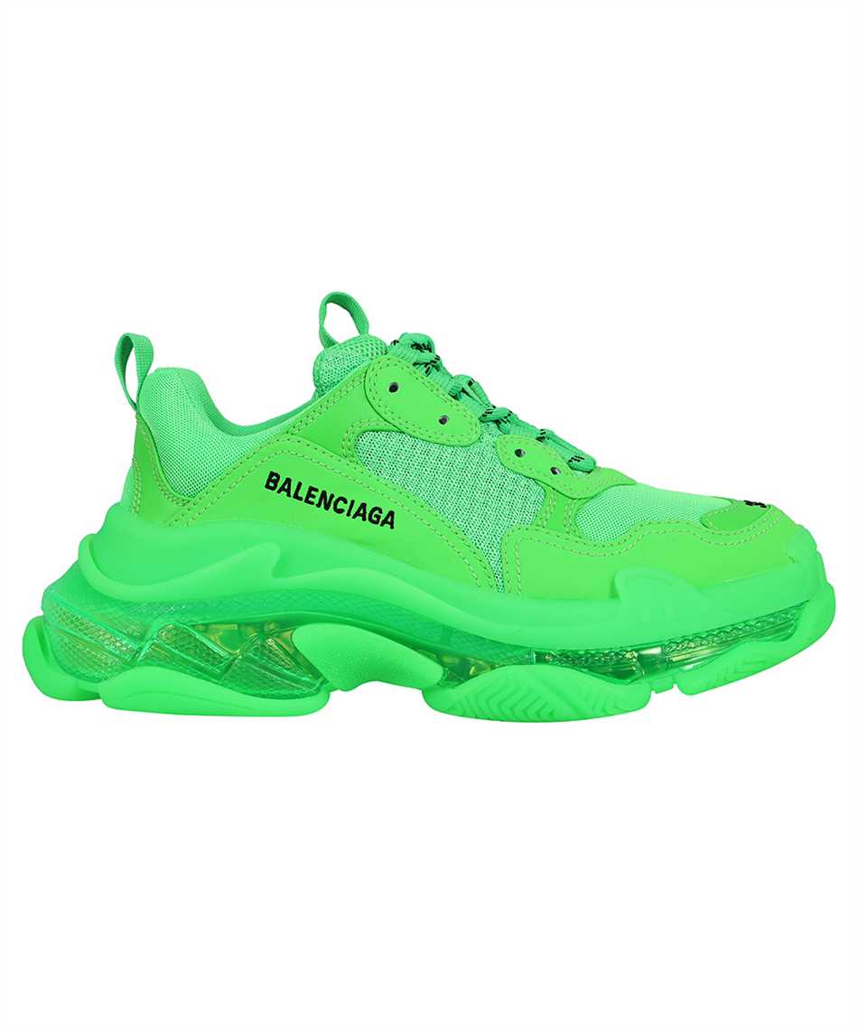 Balenciaga 544351 W2GR1 TRIPLE S CLEAR SOLE Sneakers Verde