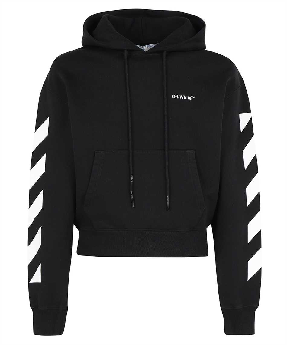 Off-White OMBB037C99FLE001 DIAG HELVETICA OVER Hoodie 1