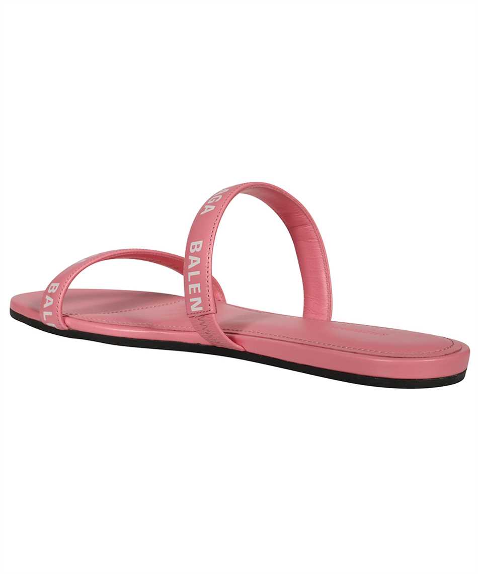 Balenciaga 694999 WCAE1 ROUND FLAT Sandali Rosa