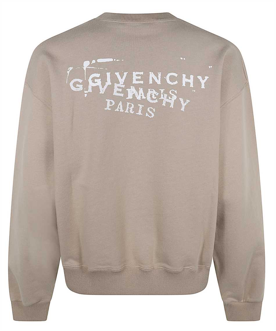 Givenchy BWJ04UP7A7 STAMP PRINTED CREWNECK Felpa 2