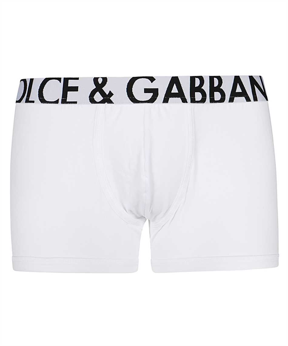 Dolce \u0026 Gabbana M4B79J FUGHH STRETCH COTTON Boxershorts Weiss