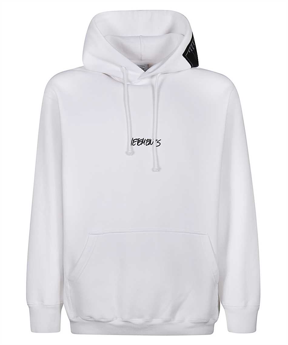vetements hoodie white