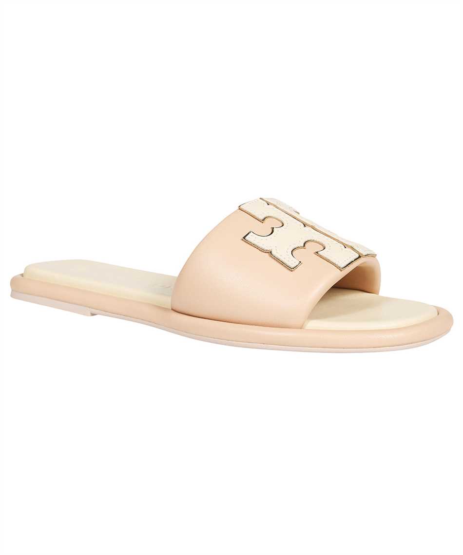 tory burch shell pink slides