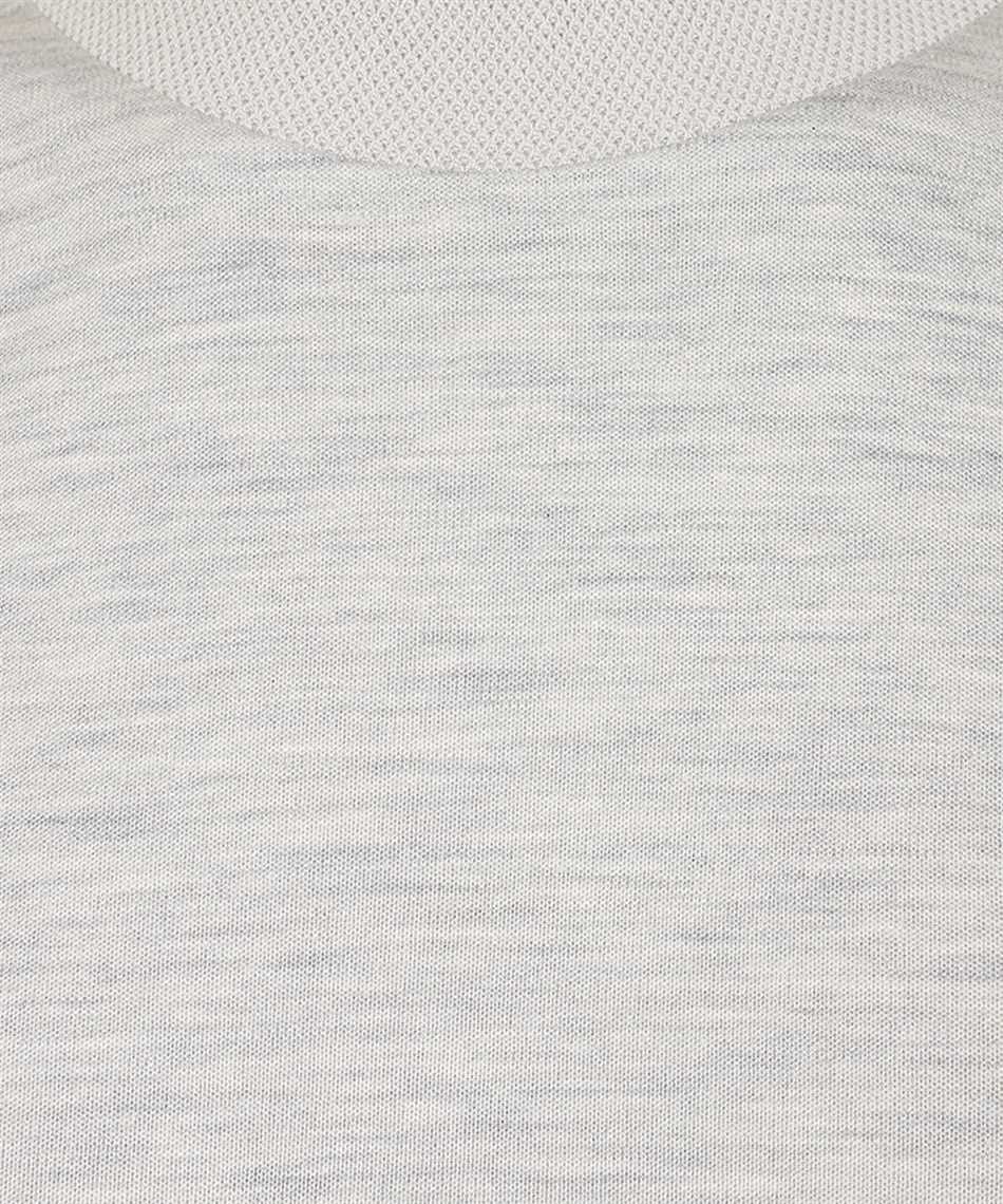 Brett Johnson SS26J8JM102LGR SILK AND COTTON SHORT SLEEVES T-shirt 3