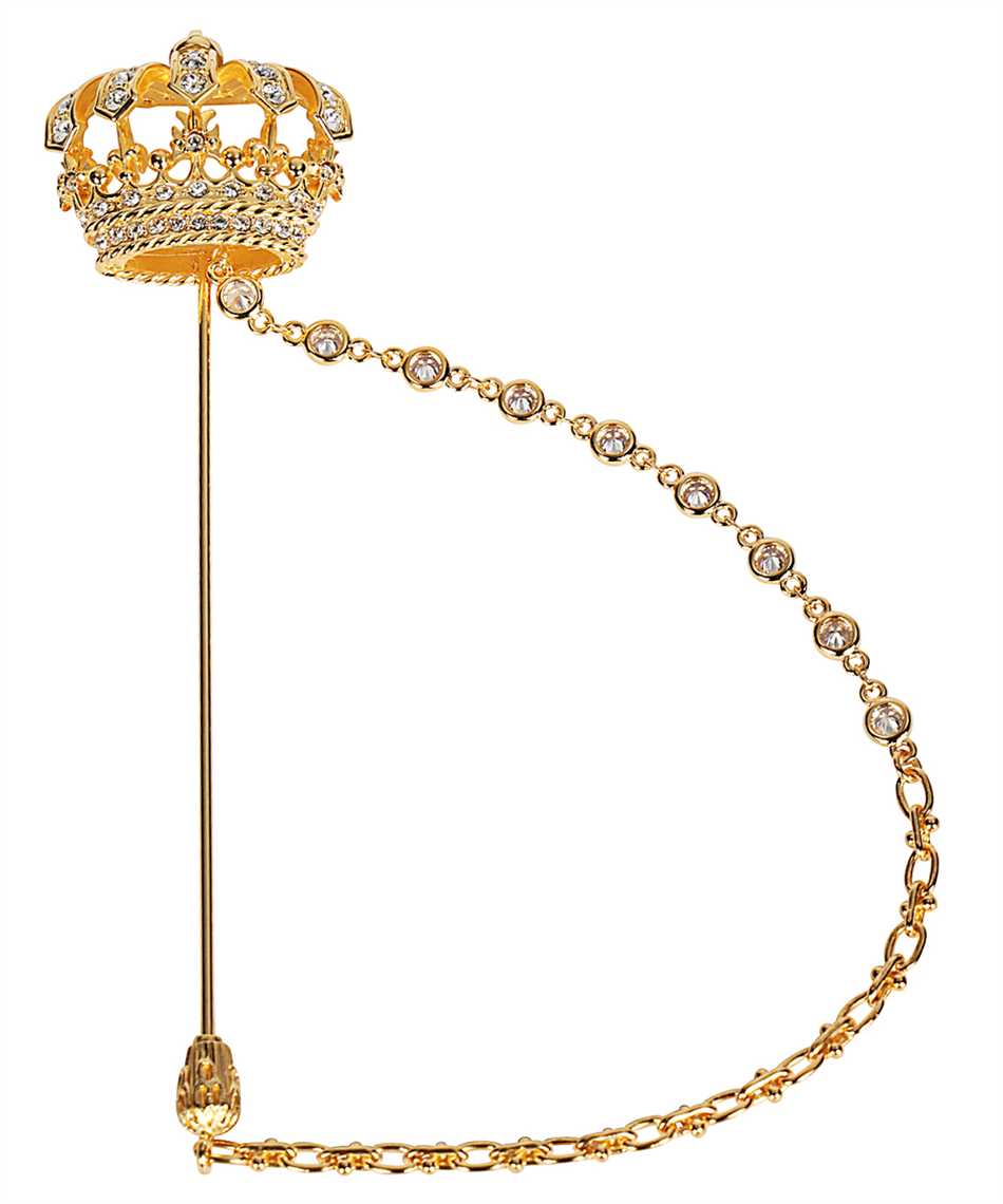 dolce and gabbana crown brooch