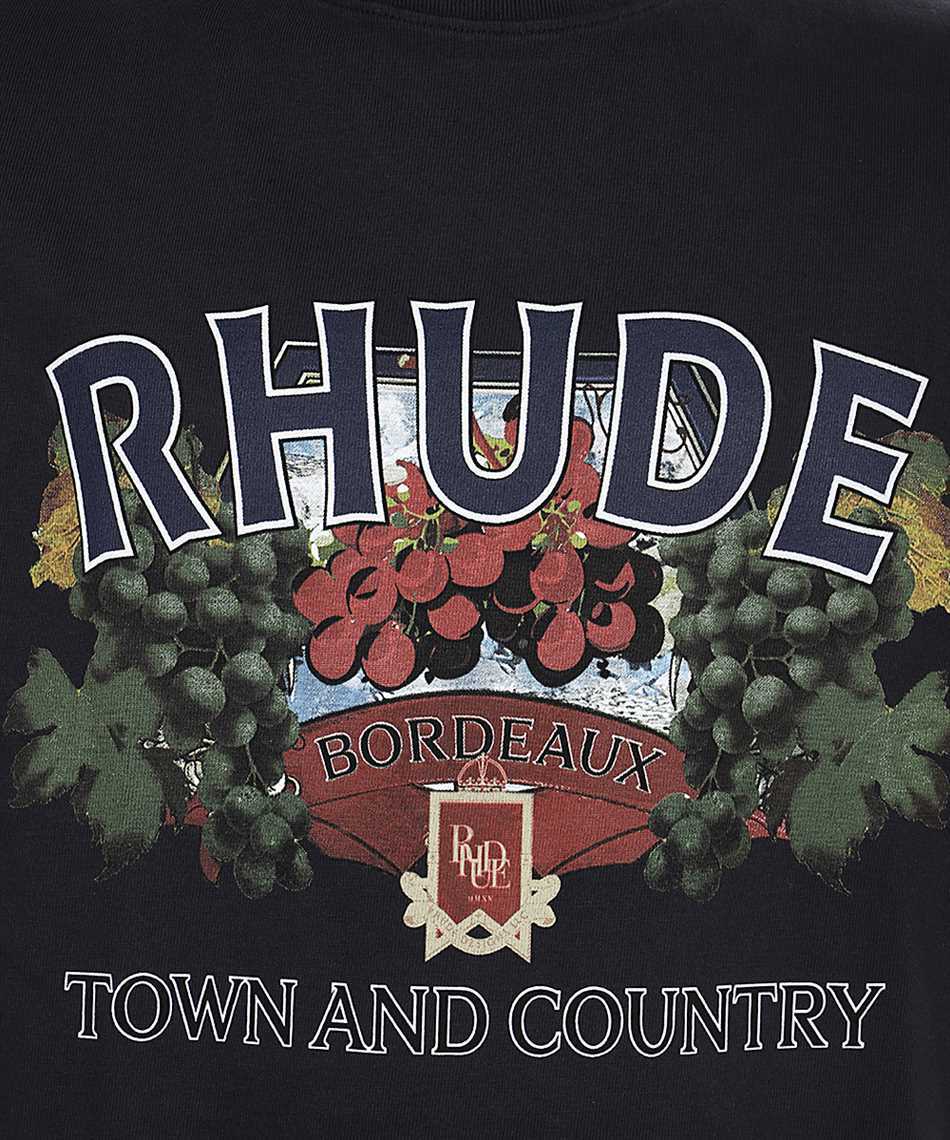 Rhude RHFW24TT07012 TOWN AND COUNTRY Tričko 3