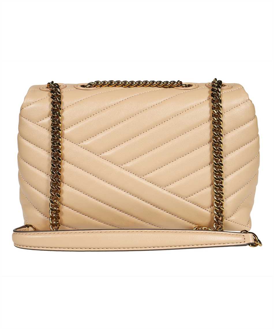 Tory Burch 64963 KIRA CHEVRON SMALL CONVERTIBLE SHOULDER Bag Beige