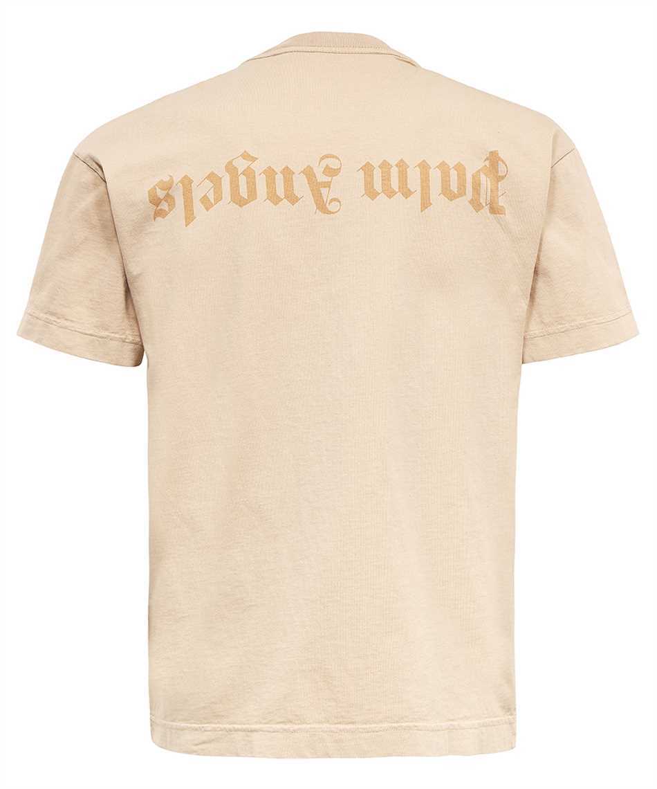Palm Angels PMAA001S23JER004 GD REVERSE LOGO Tričko 2