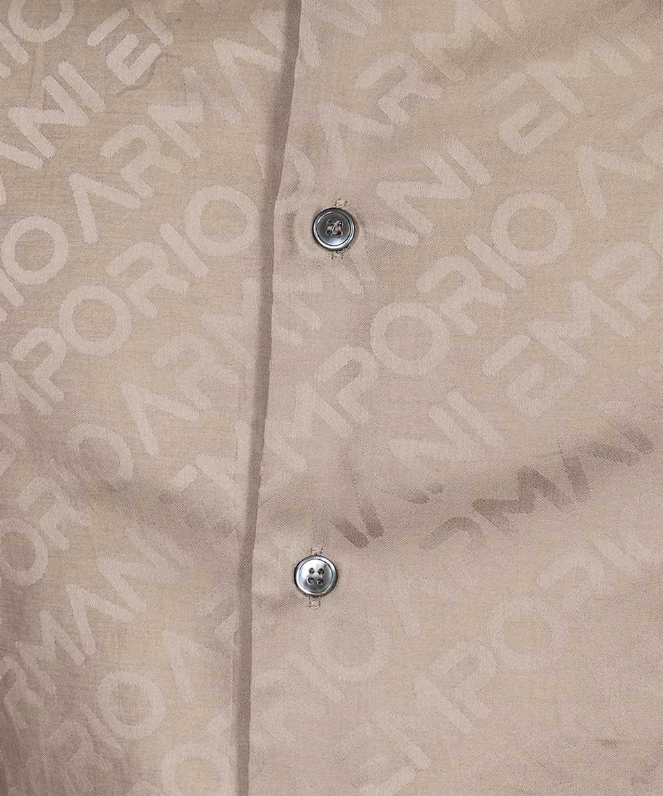 Emporio Armani 3R1C86 1K0DZ ALL-OVER MONOGRAM-PRINT Camicia 3
