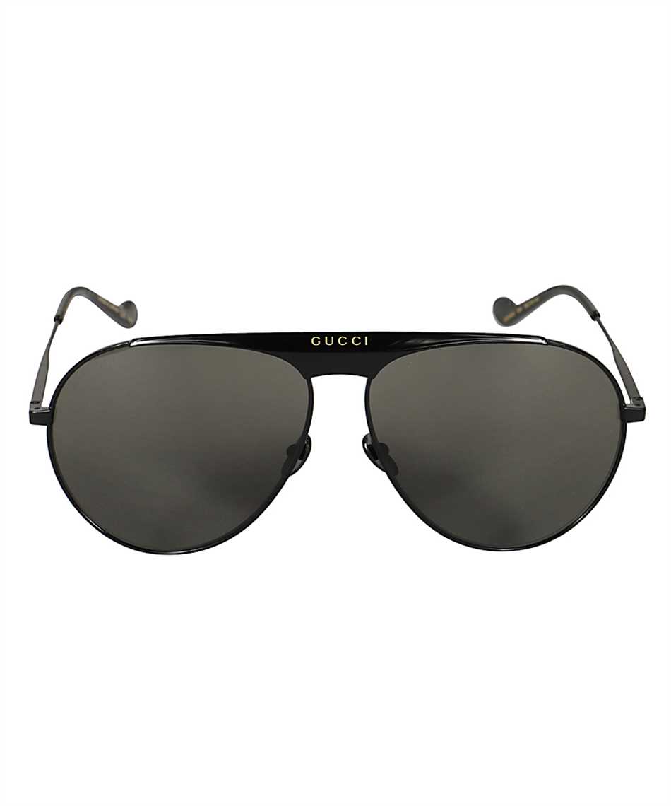 Gucci 648639 I3330 AVIATOR Sunglasses Black