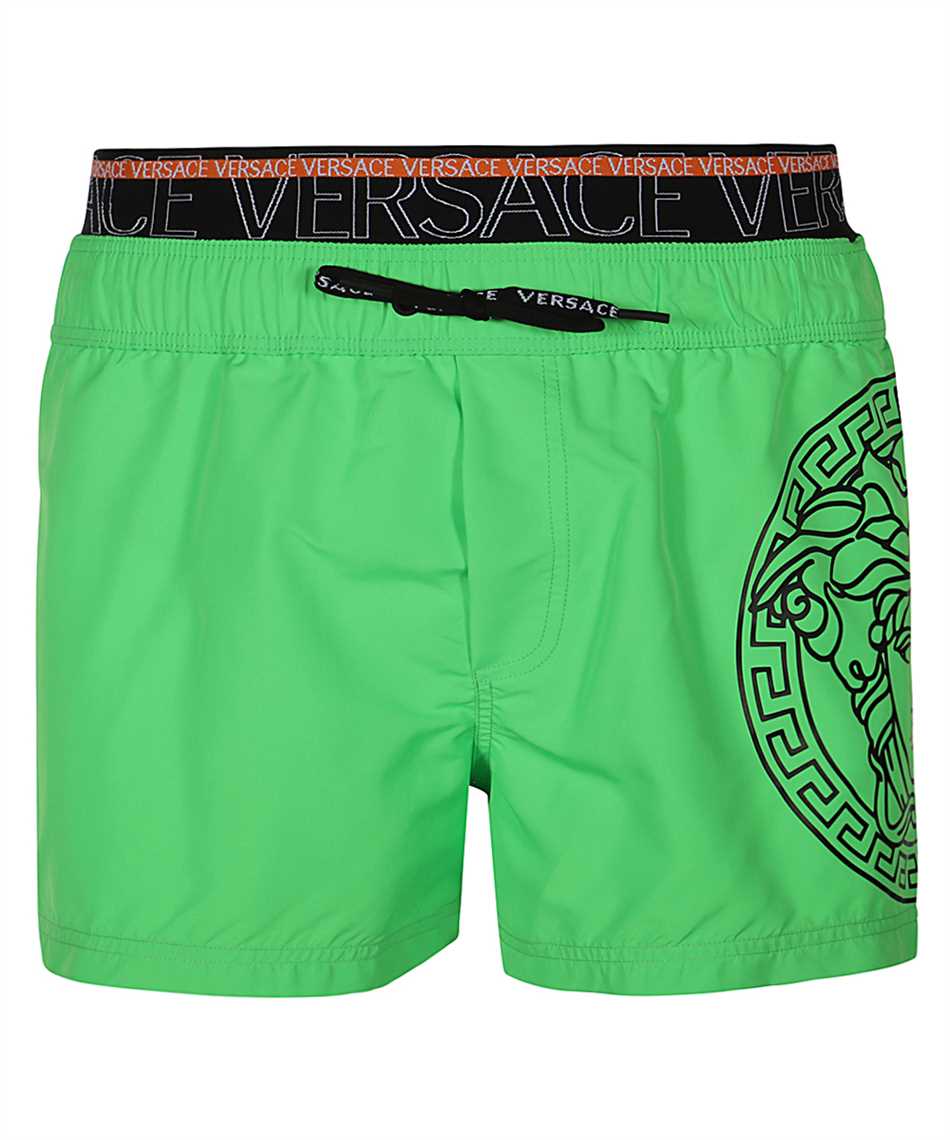 versace green swim shorts