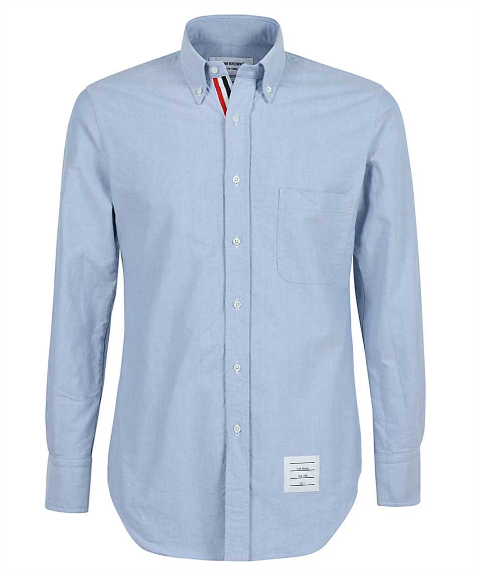 品質は非常に良い THOM BROWNE. ボタンダウンシャツ mwl010e-06177 シャツ Thom Browne MWL010E 06177 CLASSIC Shirt Blue