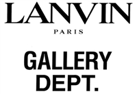 Gallery Dept. X Lanvin